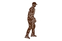 Baseball Player Defense DXF File