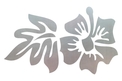 Hibiscus W/Leaf DXF File