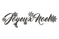 Joyeux Noel Cursive Script DXF File