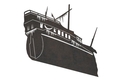 Sunken Ship W/Algae DXF File