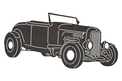 1920 Vintage Ford Convertible DXF File