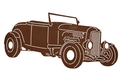 1920 Vintage Ford Convertible DXF File
