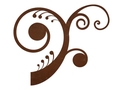 Multiple Swirl Floral DXF File