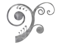 Multiple Swirl Floral DXF File