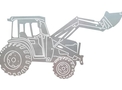 Front_Loader_Truck DXF File
