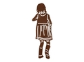 Trendy Girl DXF File