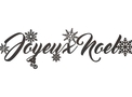 Joyeux Noel Cursive Script DXF File