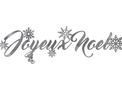 Joyeux Noel Cursive Script DXF File