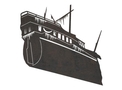 Sunken Ship W/Algae DXF File